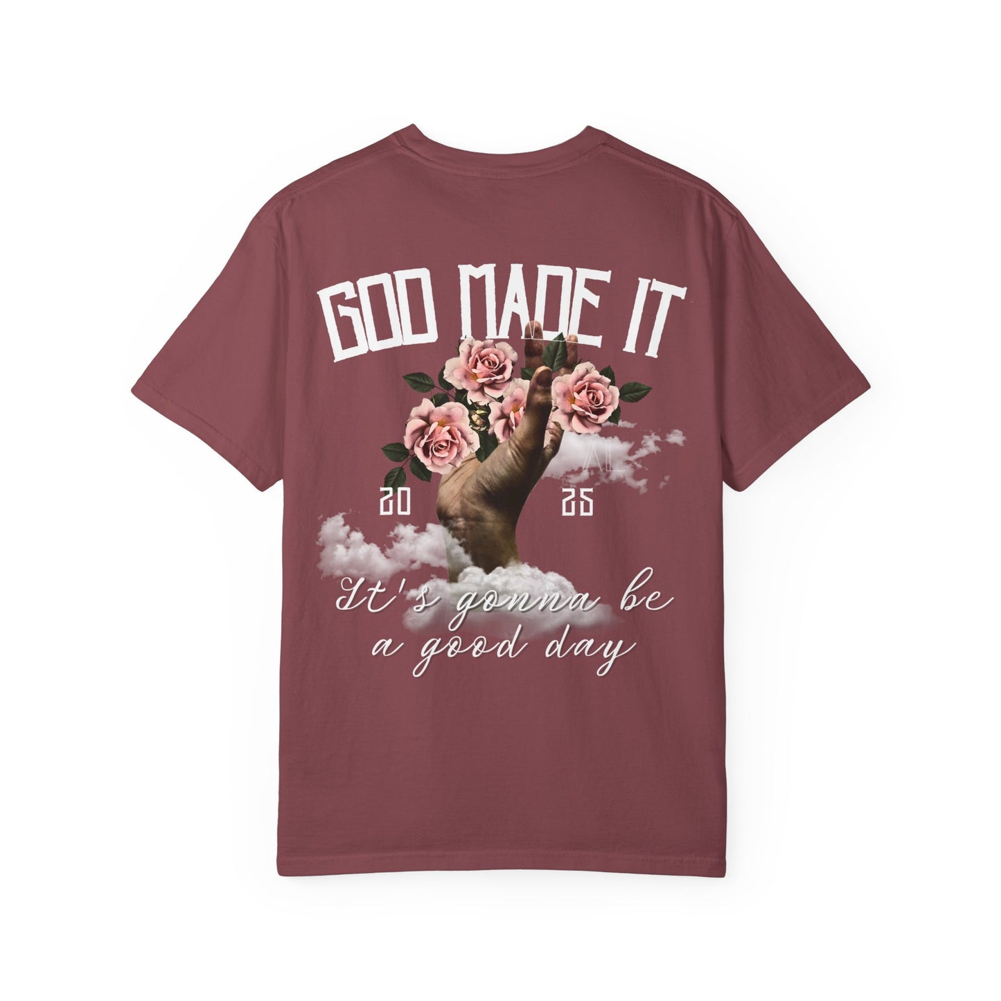 God Made It Inspirational Floral T-Shirt