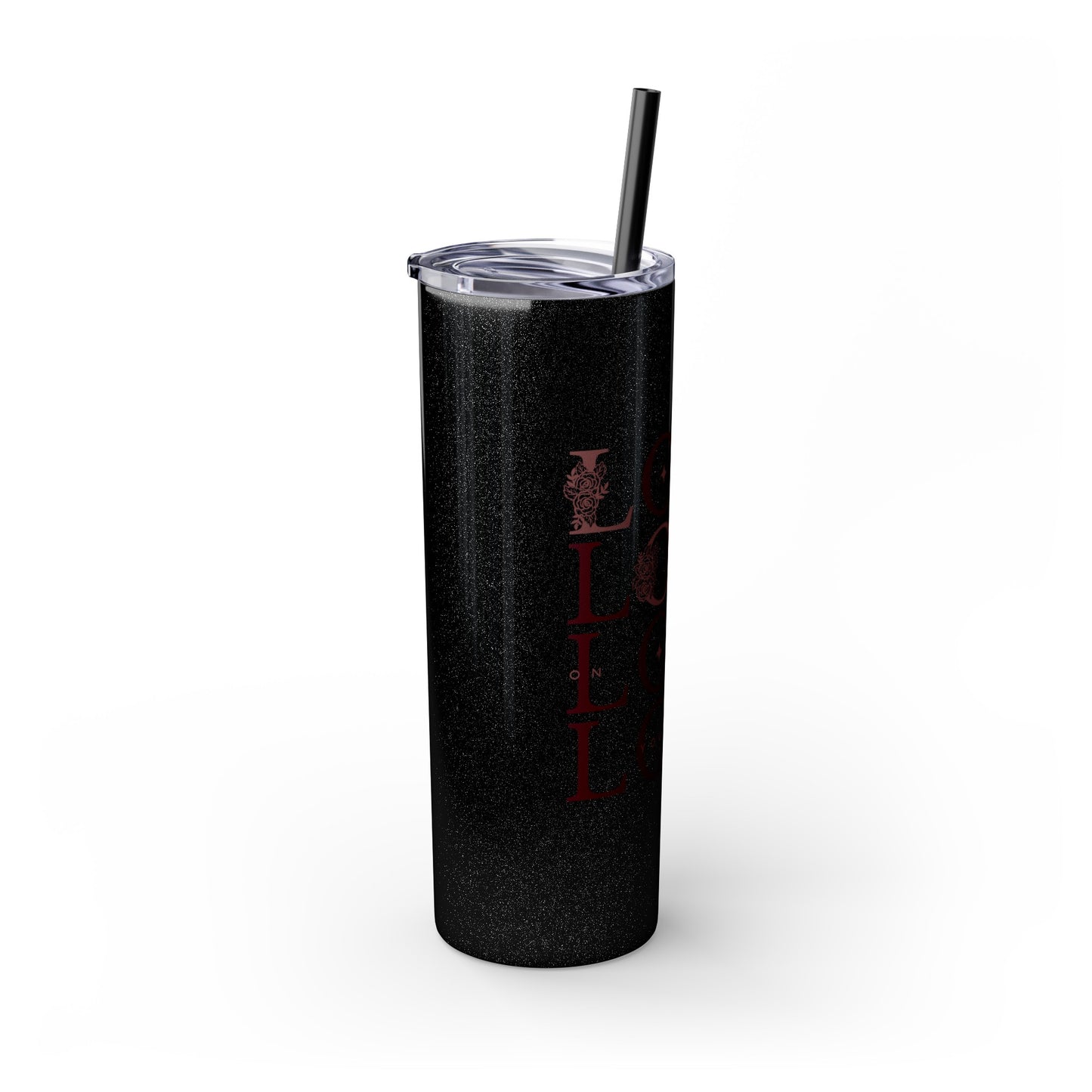 LOYL Skinny Tumbler with Straw, 20oz