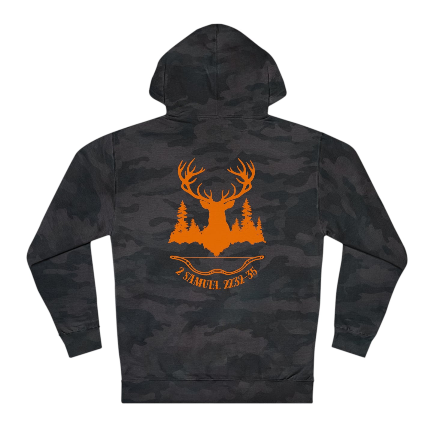 2 Samuel 22:32-35 Camo Hoodie