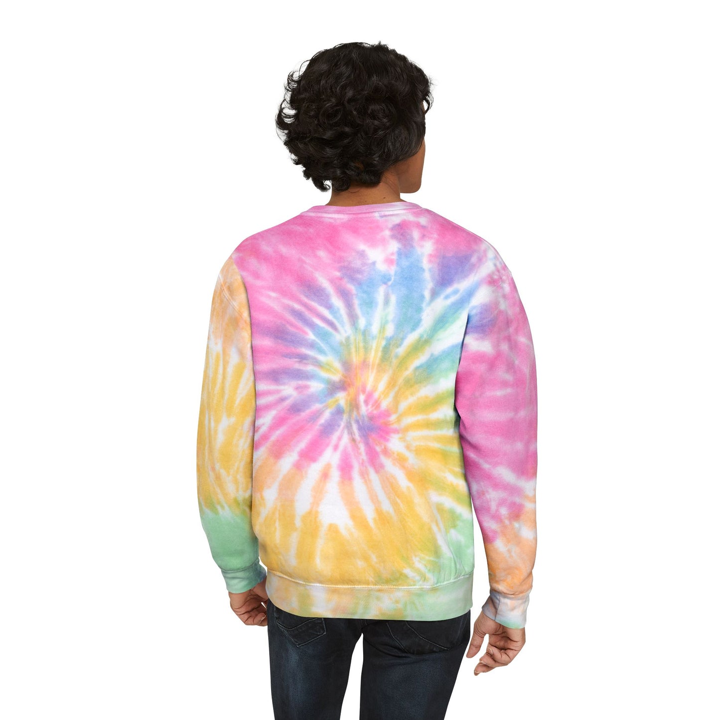 Simple Unisex Tie-Dye Sweatshirt