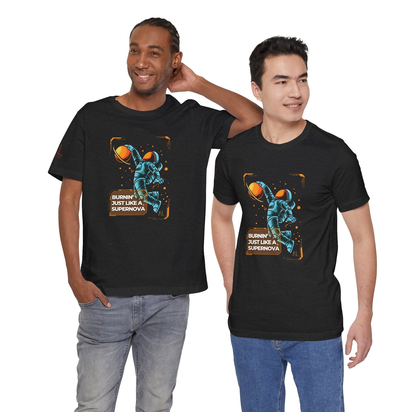 Dunking Astronaut Supernova - Unisex Short Sleeve Shirt