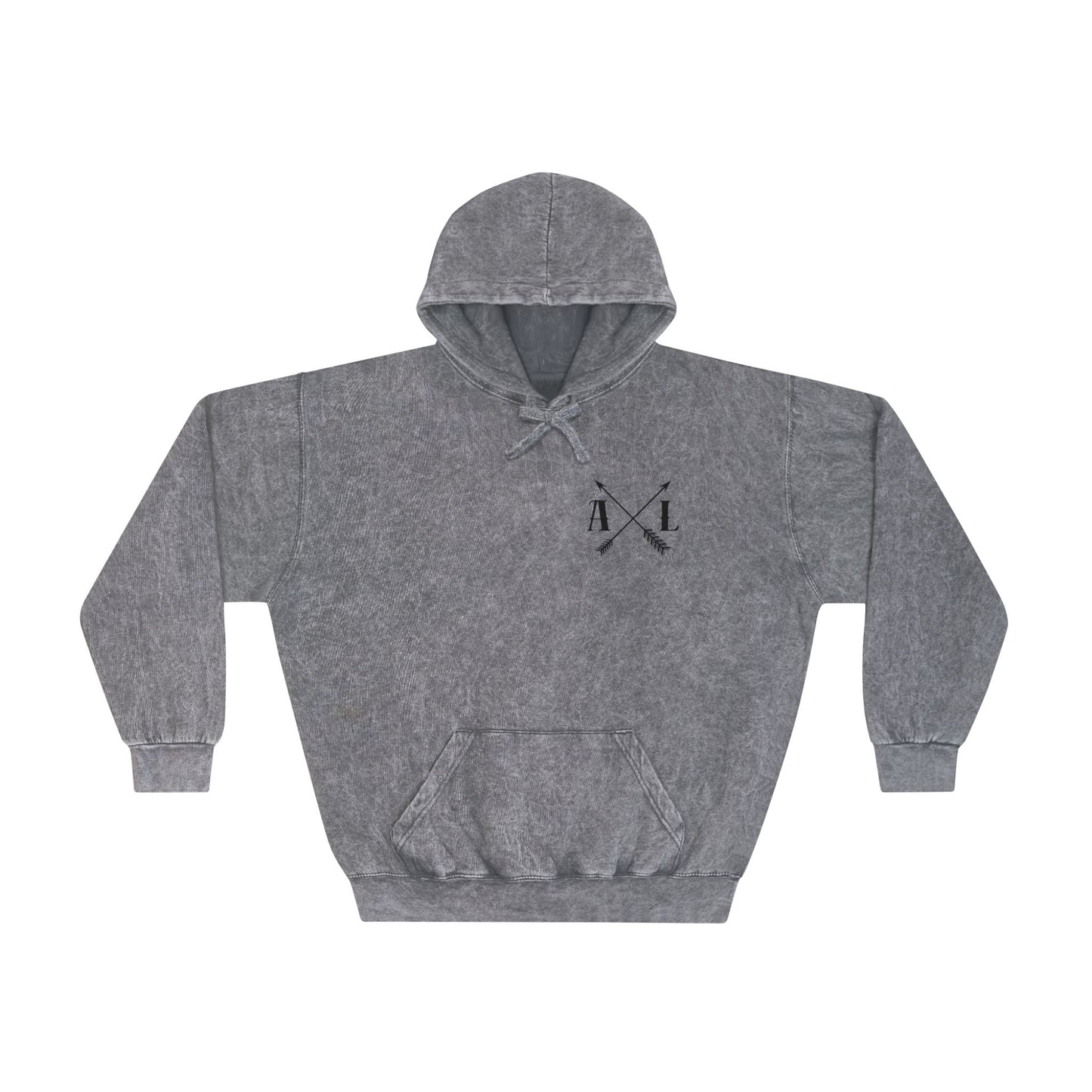 2Samuel 22:32-35 Mineral Wash Hoodie