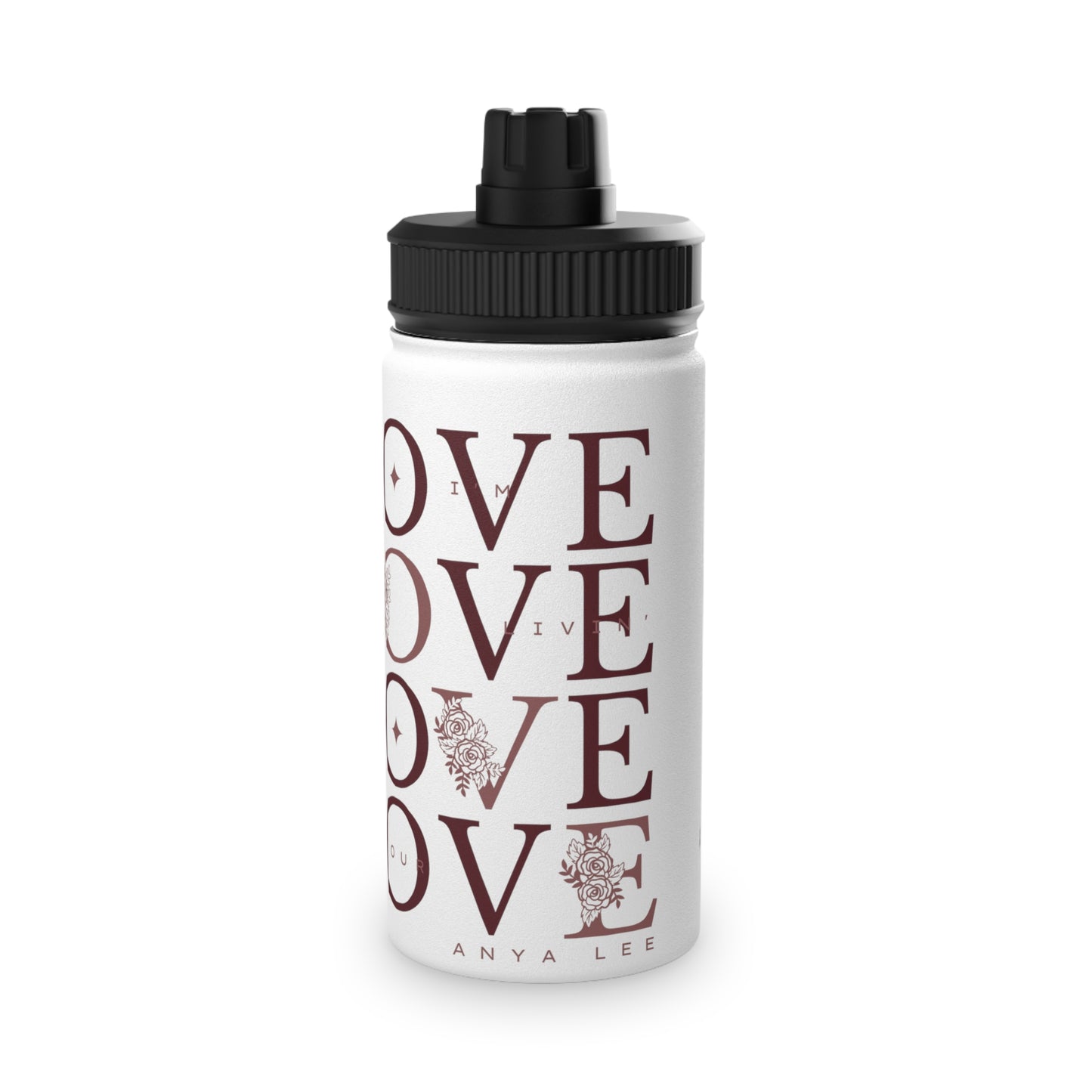 LOYL Love Stainless Steel Water Bottle