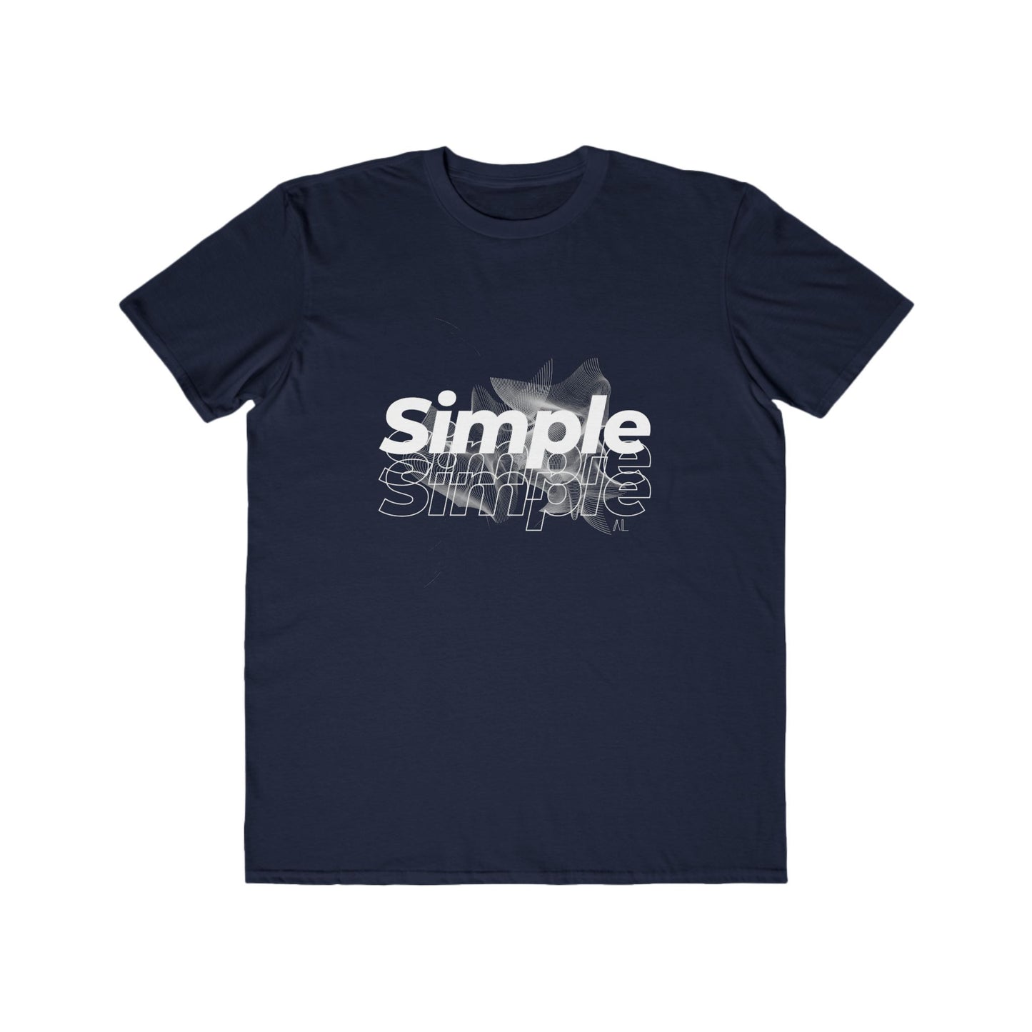 Men's Lightweight Fashion Tee - 'Simple' Graphic Tee for Casual Style
