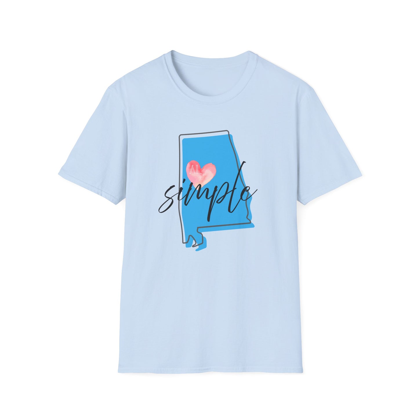 Simple, Alabama Love, Softstyle T-Shirt