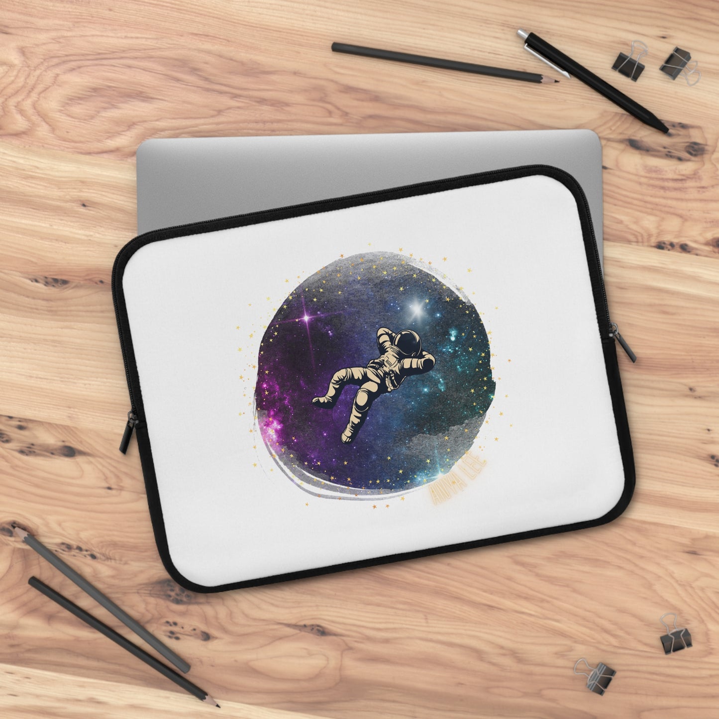 Floating Astronaut L.O.Y.L. Laptop Sleeve