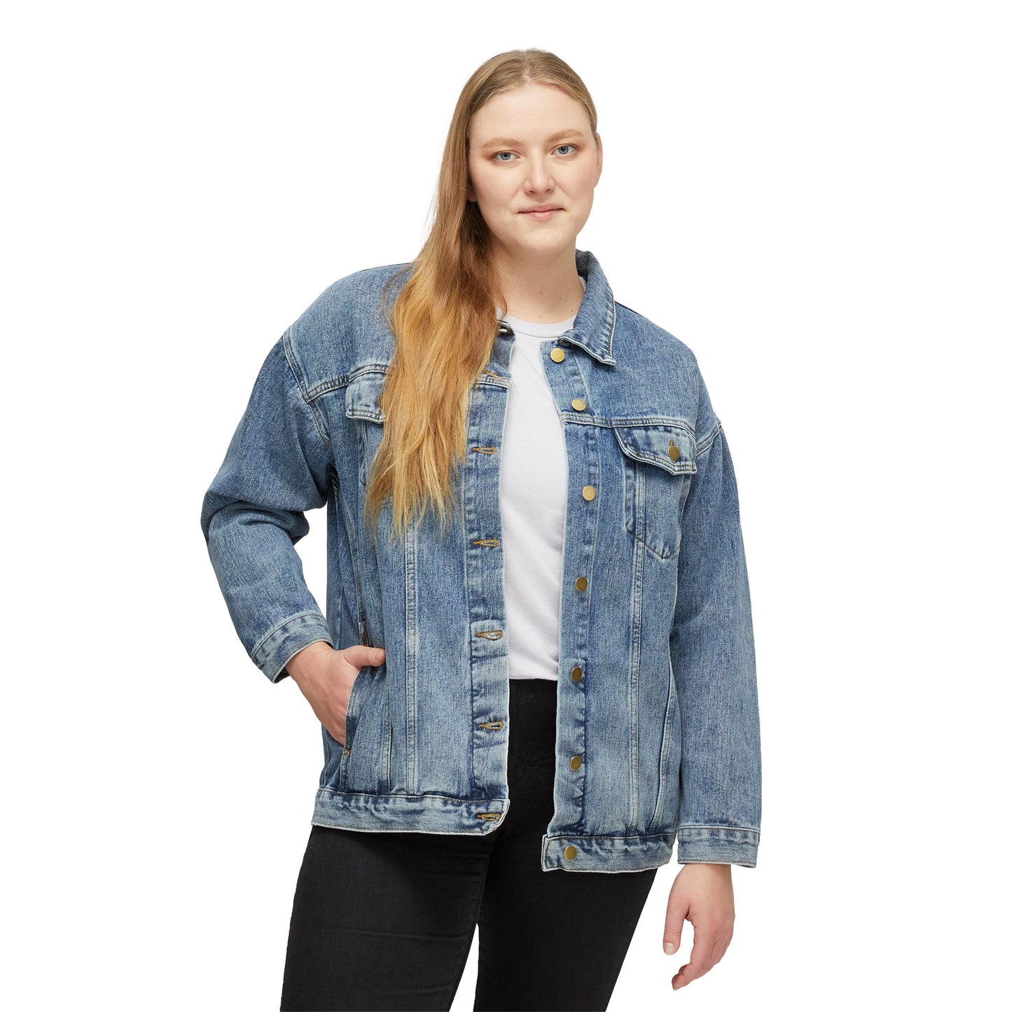 Retro-Inspired Women's Denim Jacket - Back Again!