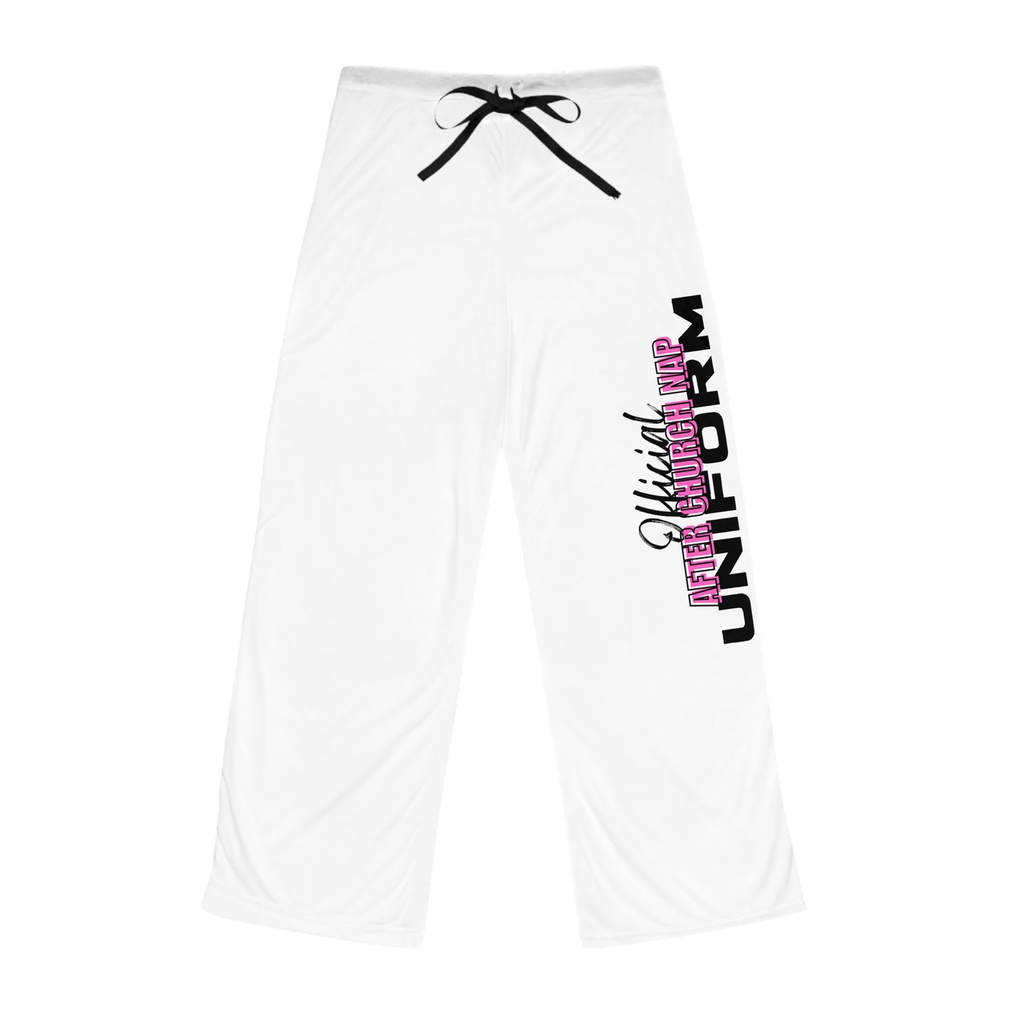 Women's Church Nap Uniform Pajama Pants (pink)