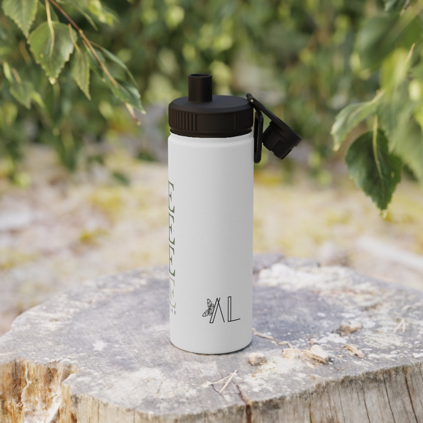 LOYL Stainless Steel Water Bottle, Love (green)