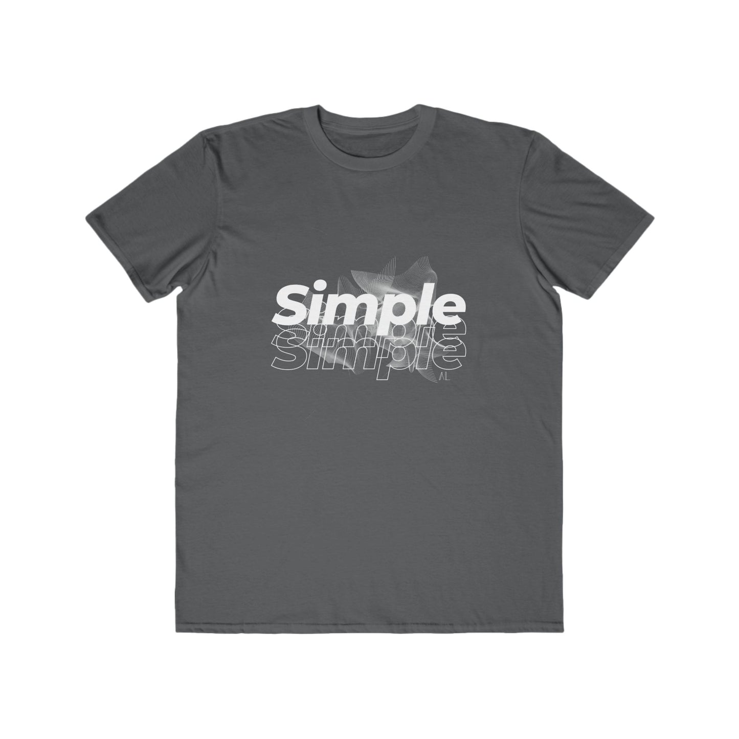 Men's Lightweight Fashion Tee - 'Simple' Graphic Tee for Casual Style