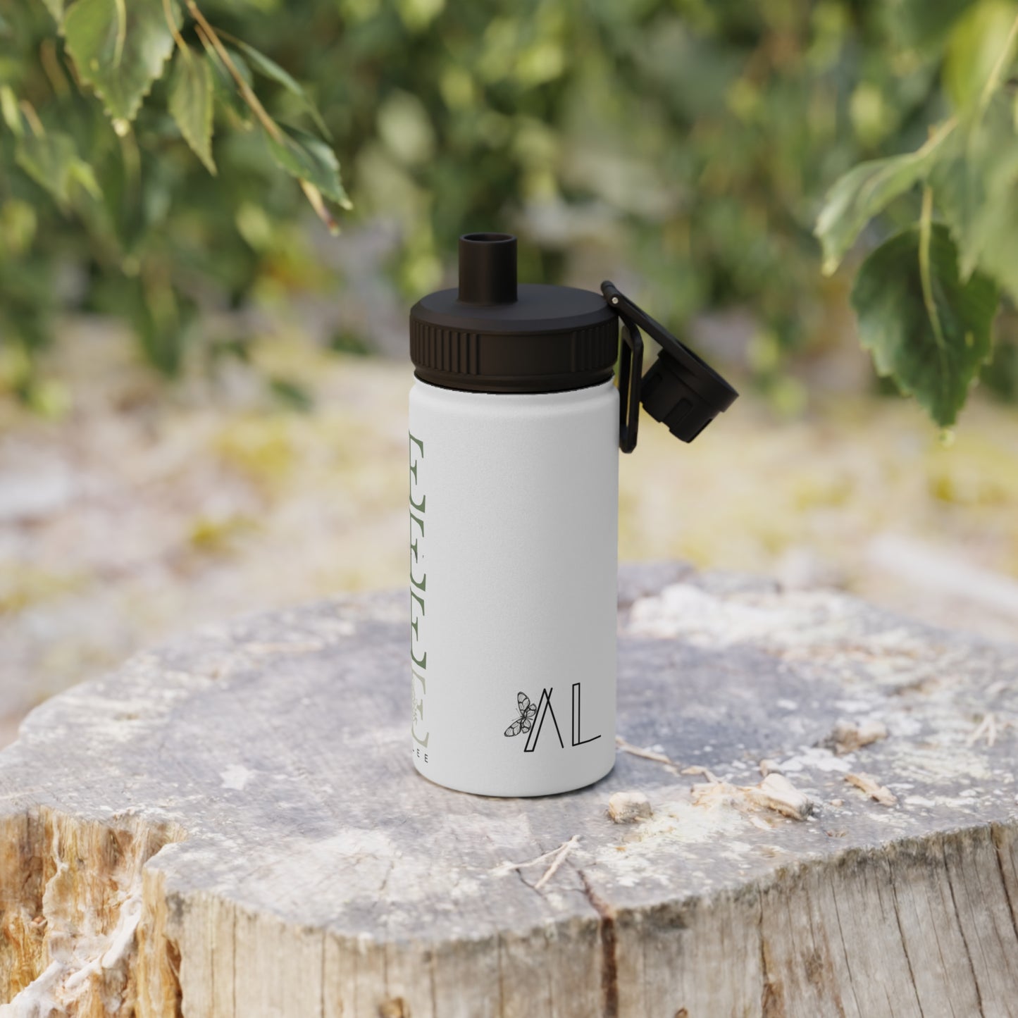 LOYL Stainless Steel Water Bottle, Love (green)