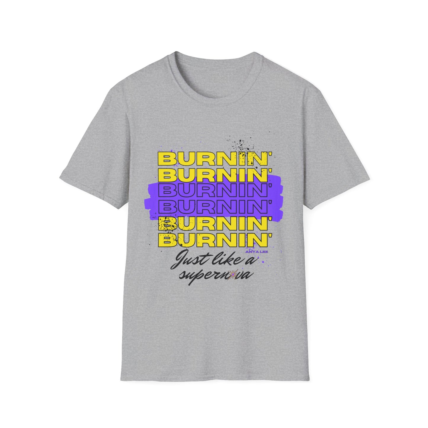 Burnin' Repeat Unisex Softstyle T-Shirt