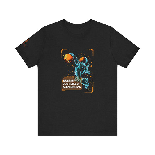 Dunking Astronaut Supernova - Unisex Short Sleeve Shirt