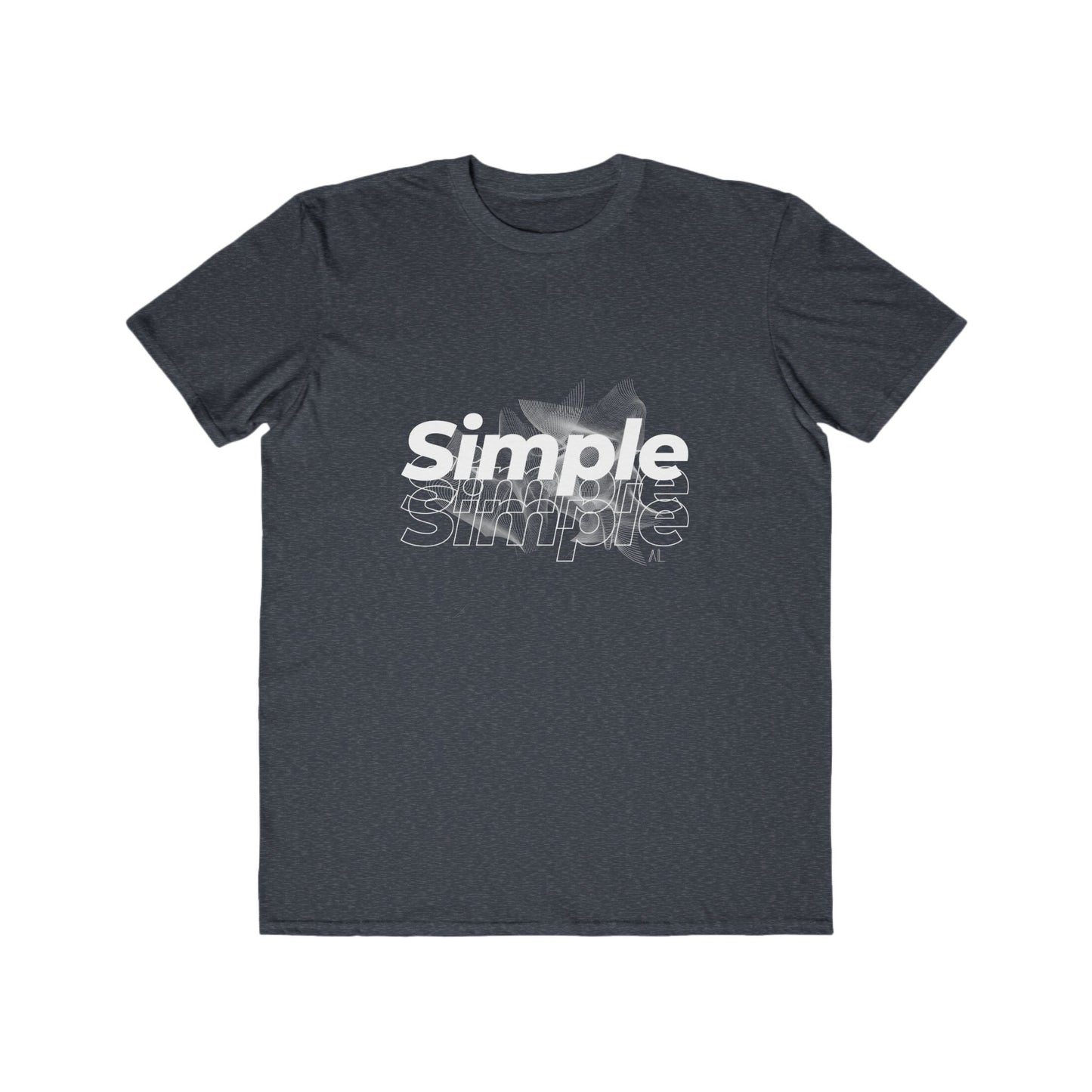 Men's Lightweight Fashion Tee - 'Simple' Graphic Tee for Casual Style