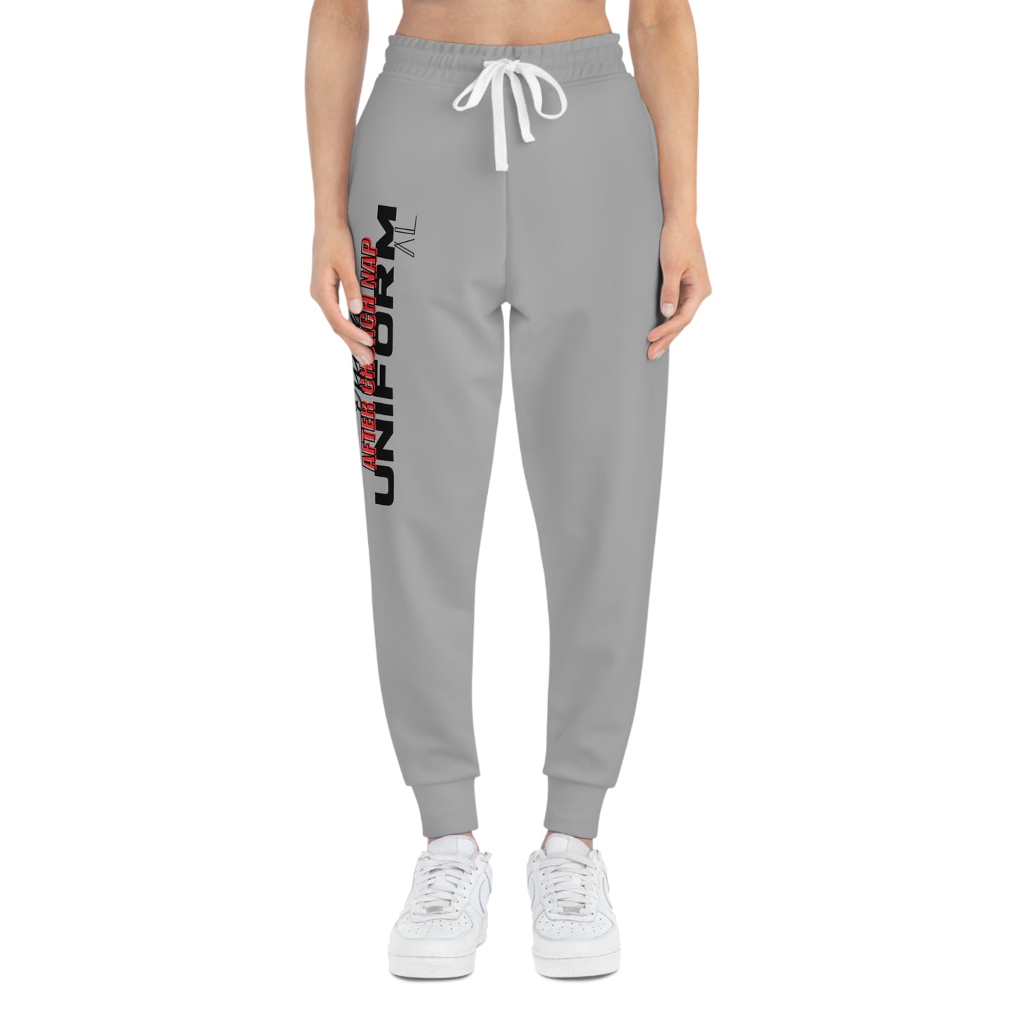 Official After Church Nap Athletic Joggers (light gray/orange)