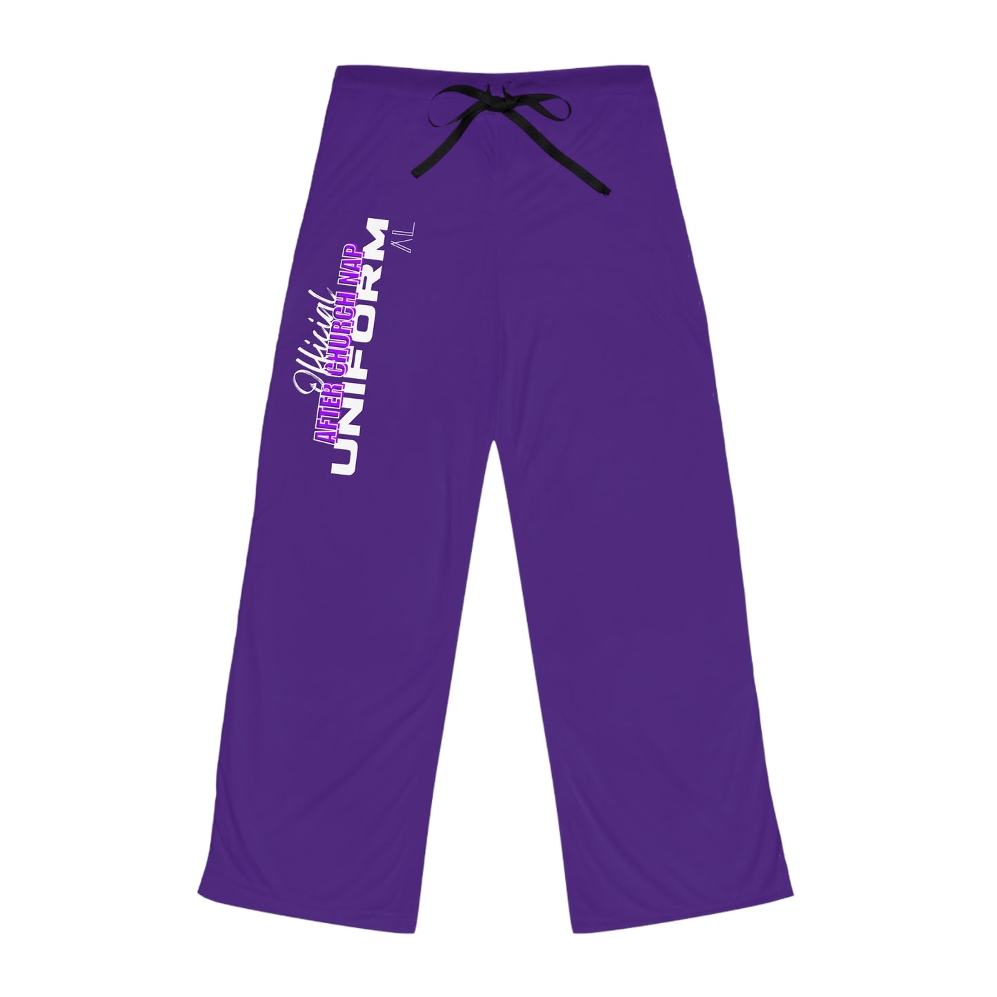 Women's Official After Church Nap Uniform Pajama Pants (purple)