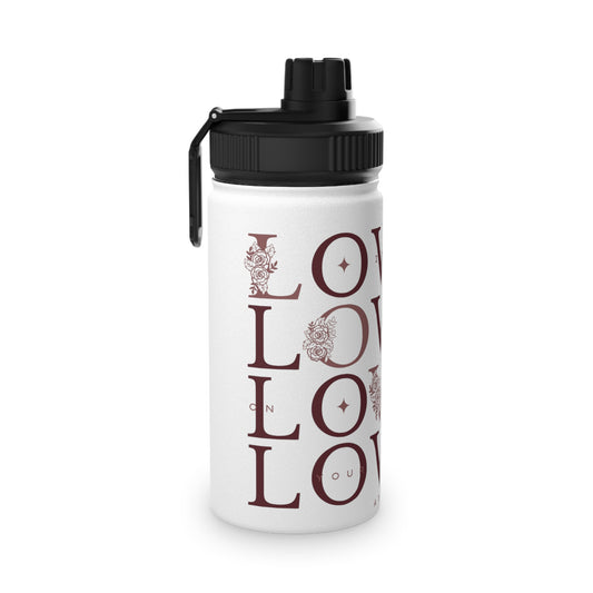 LOYL Love Stainless Steel Water Bottle