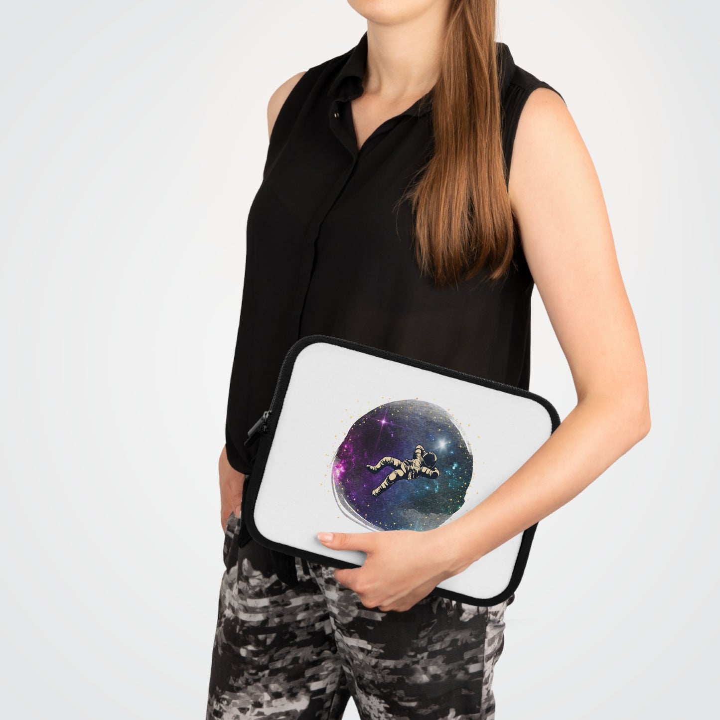 Floating Astronaut L.O.Y.L. Laptop Sleeve