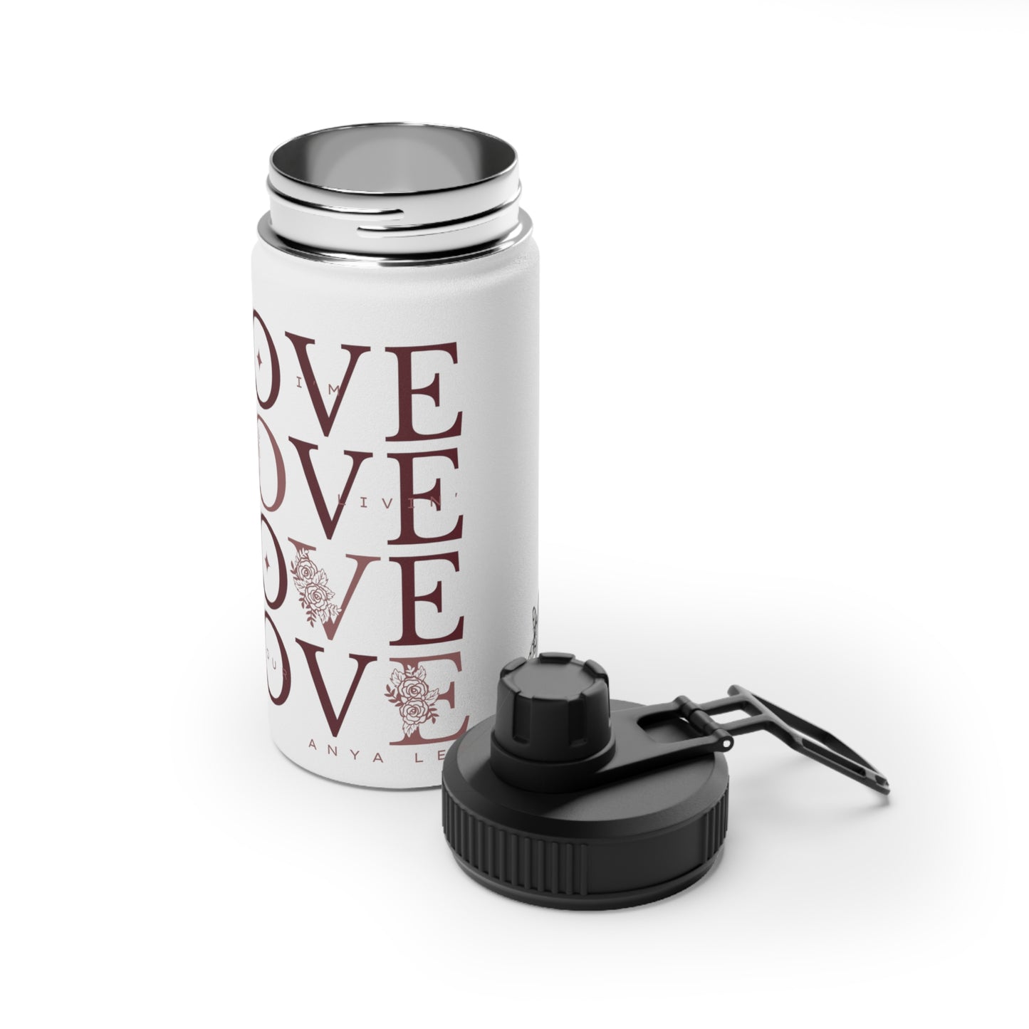 LOYL Love Stainless Steel Water Bottle