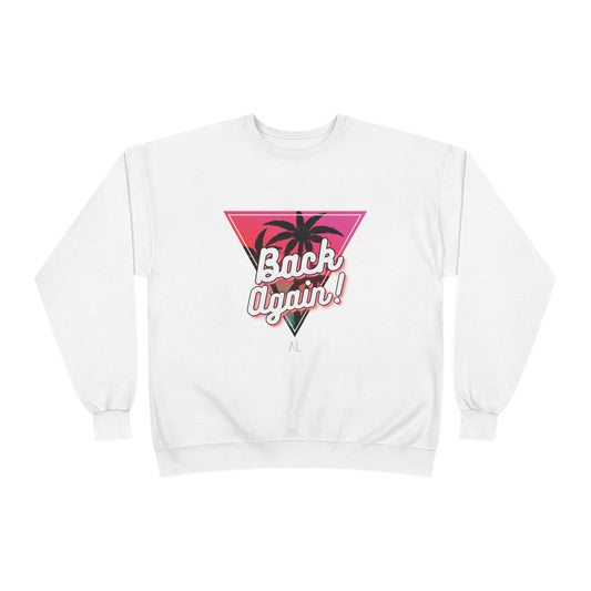 Retro Palm Tree Crewneck Sweatshirt - "Back Again!"