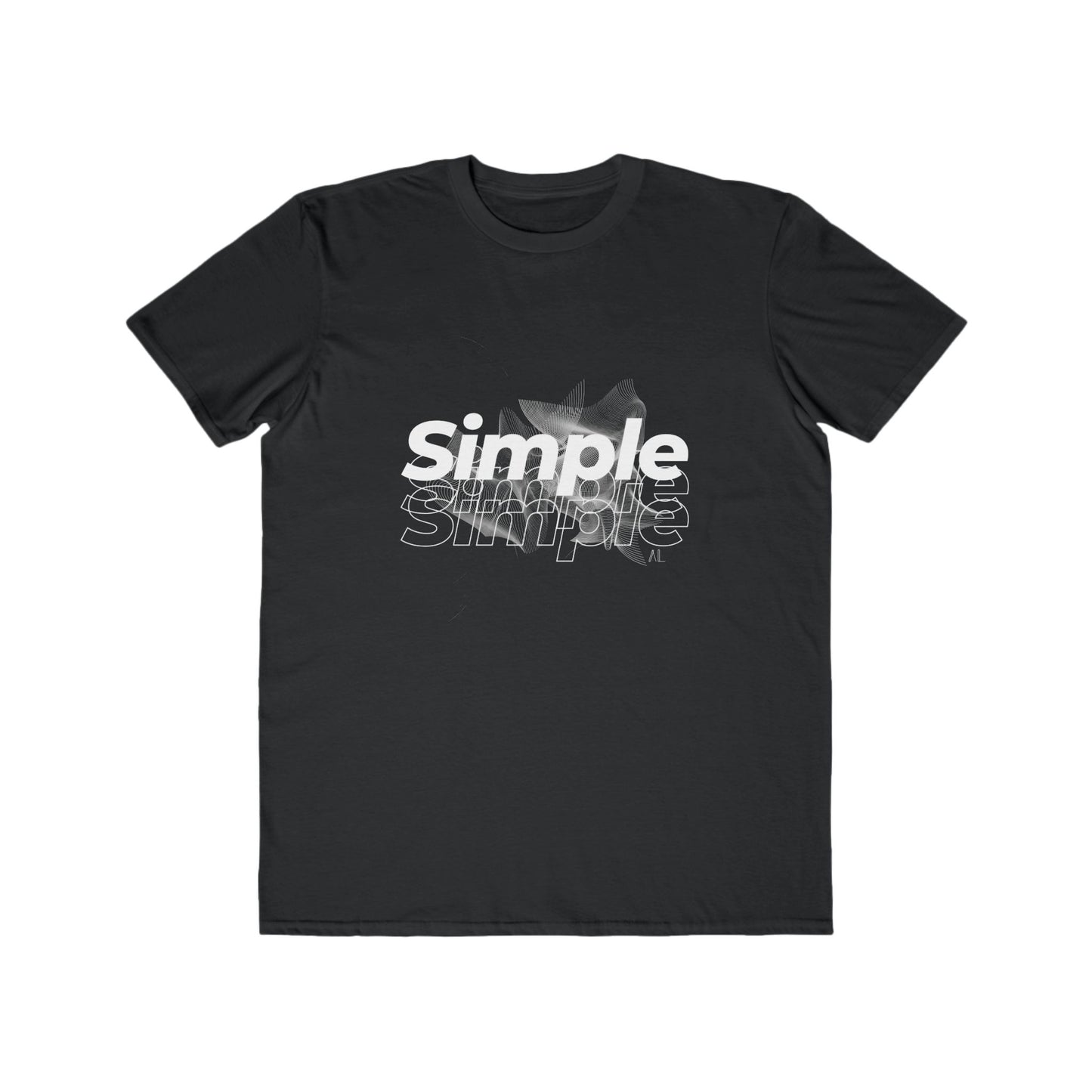 Men's Lightweight Fashion Tee - 'Simple' Graphic Tee for Casual Style